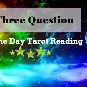 Lectura de 3 preguntas - 3 preguntas respondidas - Lectura psíquica el mismo día