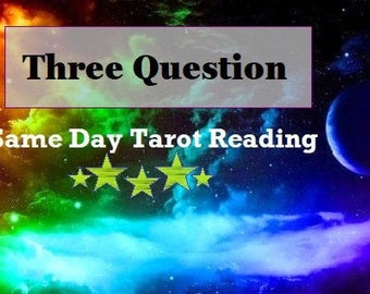 Lettura con 3 domande - 3 domande a cui viene data risposta - Lettura psichica in giornata