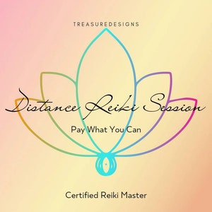 Distant Reiki Healing Session (pay what you can)