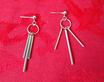 KPOP Inspired Bar Dangle Earrings, Korean Fashion