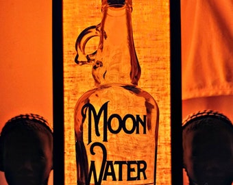 Moon Water Bottle | Full Moon Water Jar | New Moon Water | Moon Goddess | Super Moon | Moon Child | Mama Moon | Luna | Alter Tools | Potions