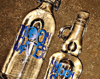 Moon Water Bottle | Moon Water Jar | New Moon | Full Moon | Super Moon | Eclipse | Moon H2O | Mama Moon | La Luna | Le Lune | Spiritual Gift