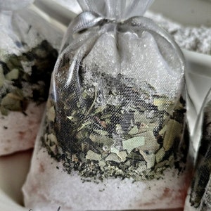 Large Herbal Bathtub Teas Natural Bath Salts Detox Bath Herbal Bath Spiritual Bath Vegan Skin Care Bubble Bath Muscle Soak image 10