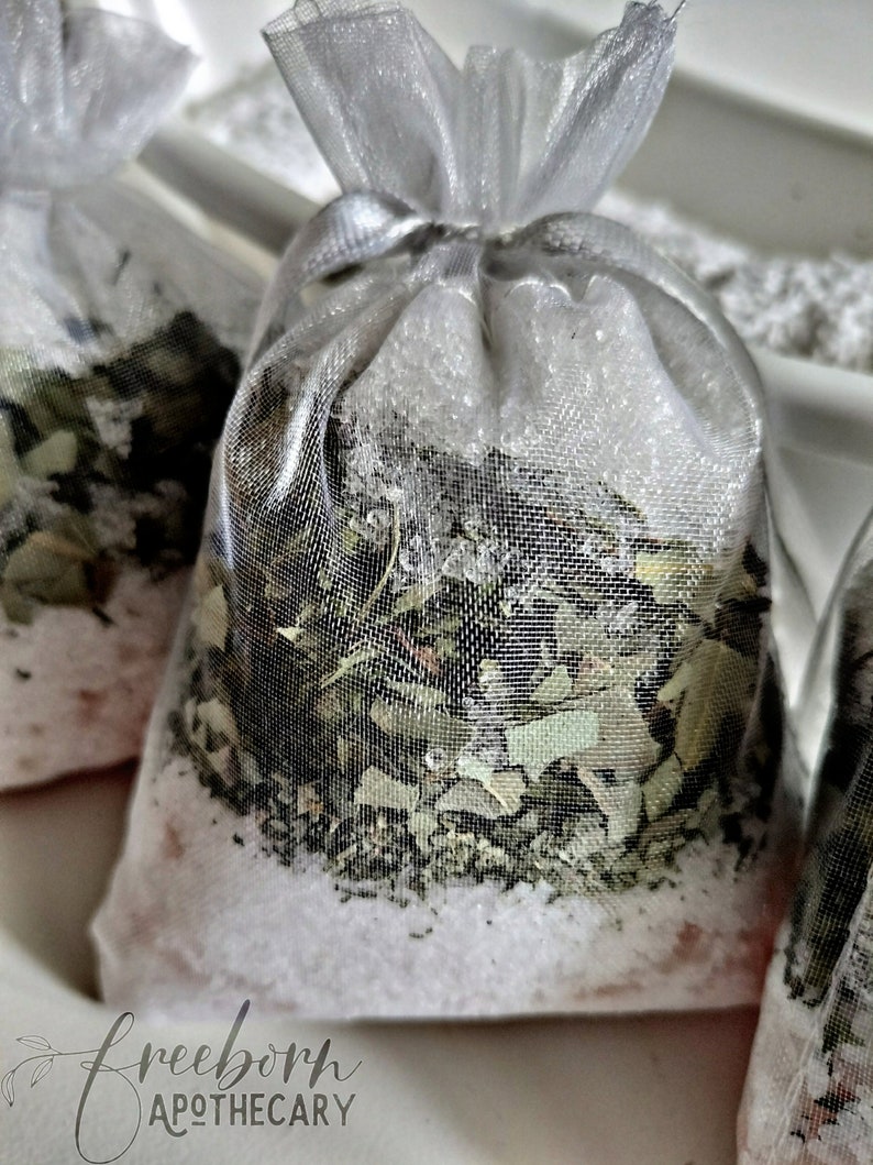 Large Herbal Bathtub Teas Natural Bath Salts Detox Bath Herbal Bath Spiritual Bath Vegan Skin Care Bubble Bath Muscle Soak image 10