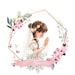 Pink Communion Sublimation Design, First Holy Communion PNG (digital ...