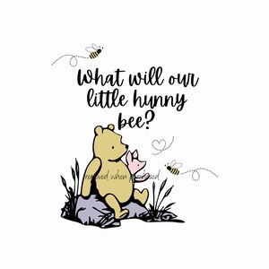Winnie the Pooh Baby Shower Gender Reveal, Winnie Pooh PNG, Classic
