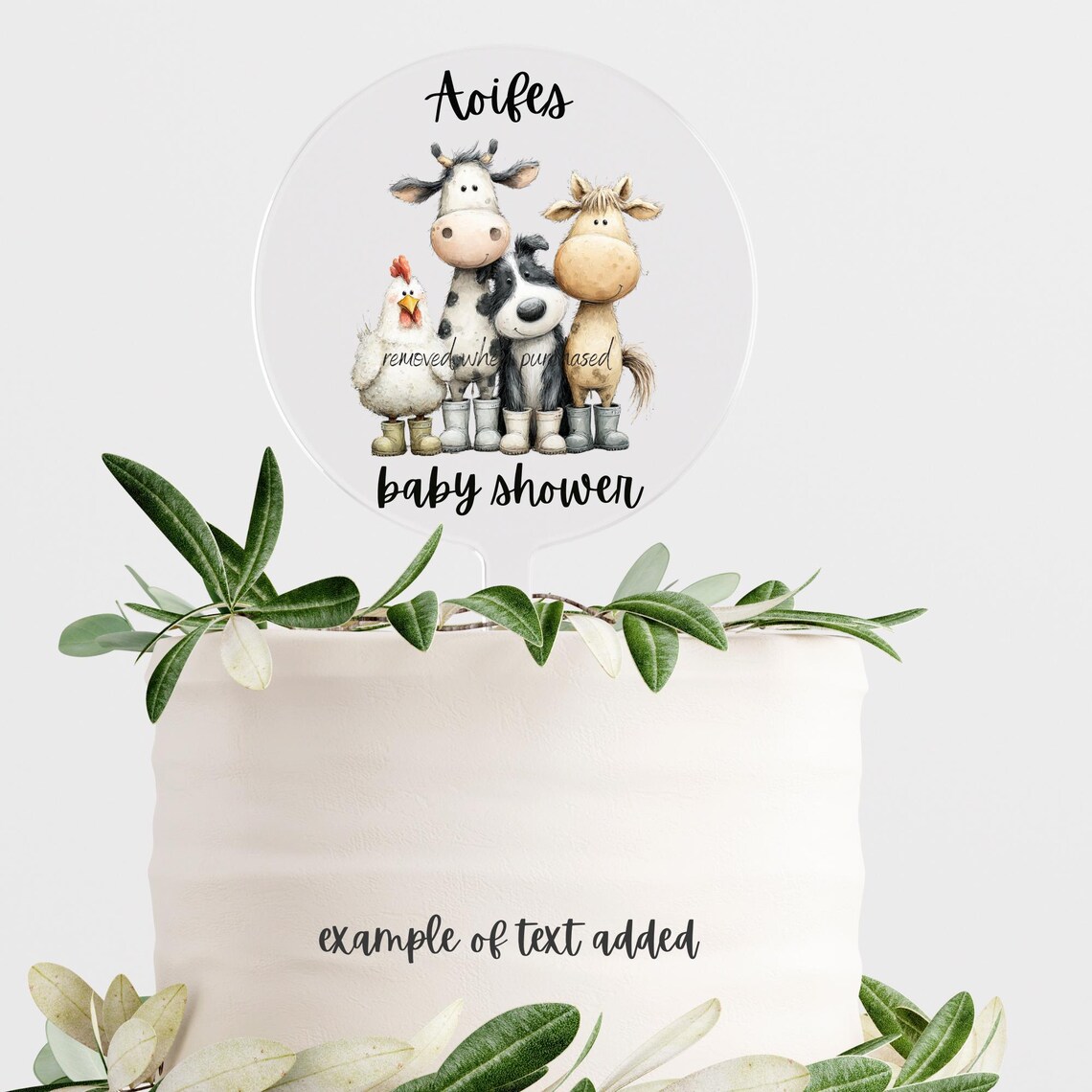 Watercolor Farm Animal Clipart: Cow, Horse, Chicken, Dog (PNG Digital ...