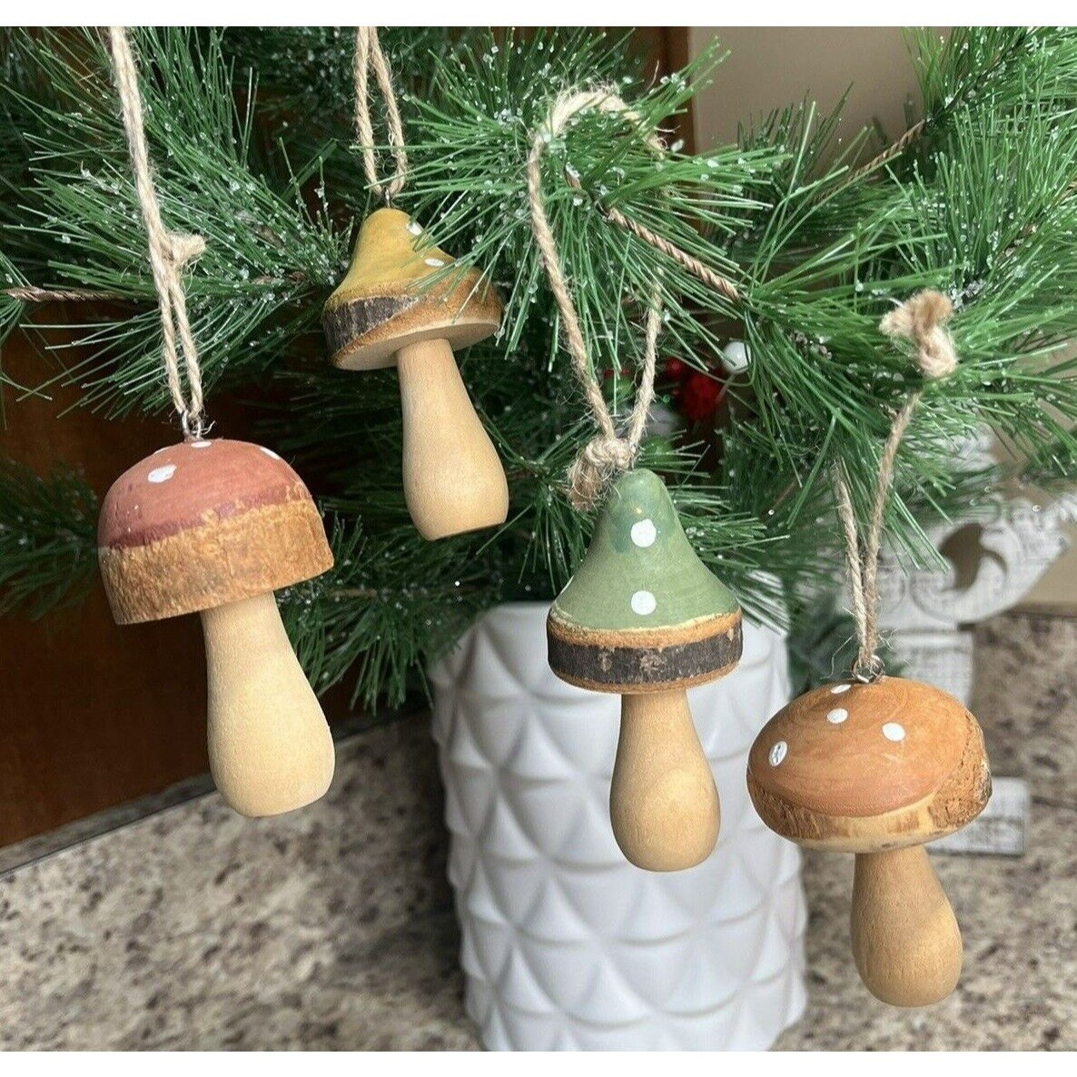 How to Make Mushroom Ornaments ⋆ SomeTyme Place