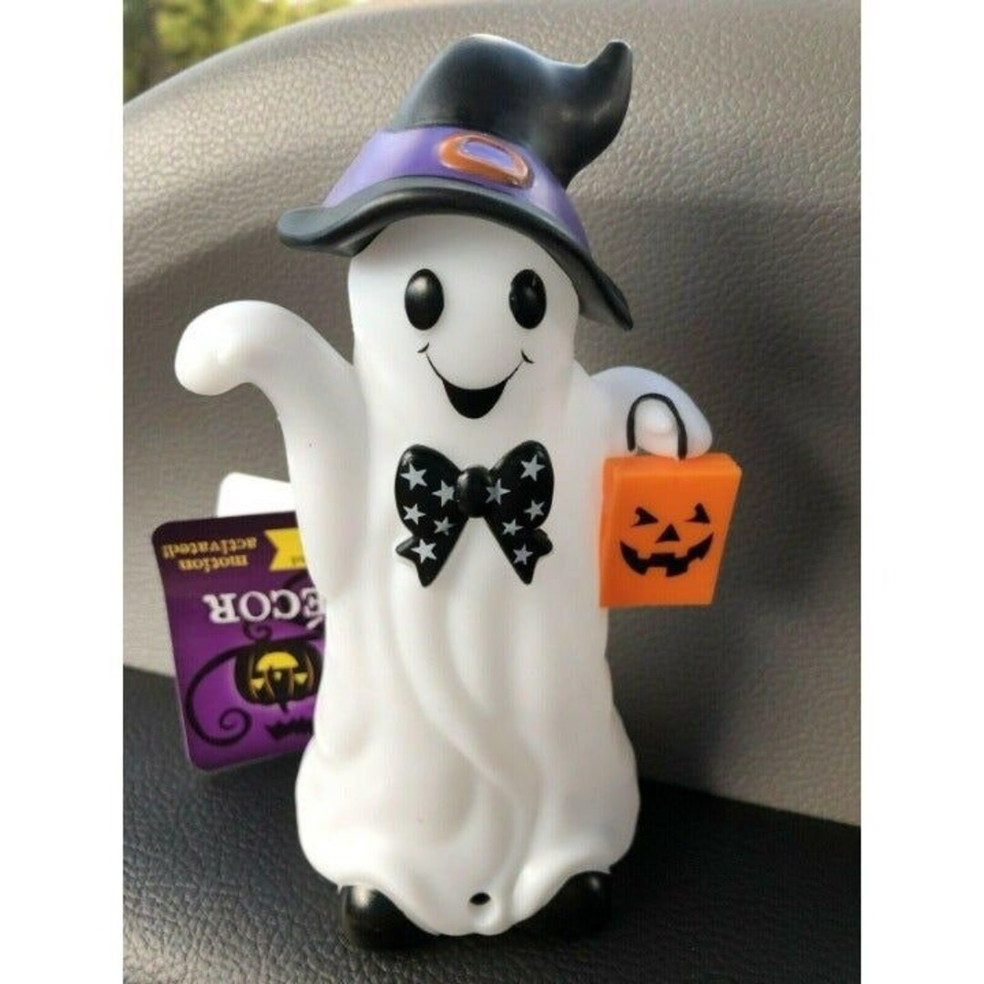 Ghost Halloween Motion Activated Light Sound Lights up 5.75 Etsy