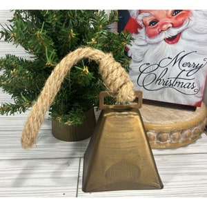 Decorative Craft Supply Material 3-3/4&quot; t Sleigh BELL Christmas ORNAMENT S27