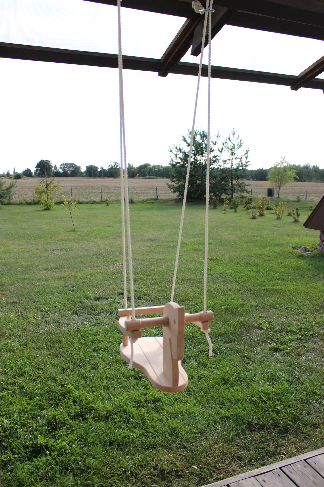 Wooden Horse Swing for baby solid wood Swing for indoor or Etsy