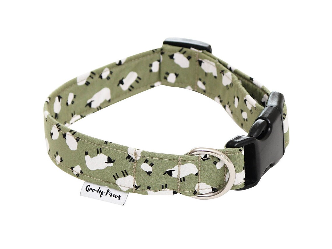 Handmade Dog Collar Plastic Buckle Dog Collar Quick Release Etsy