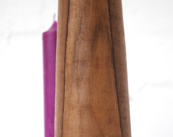 Candle chandelier 25 cm from walnut