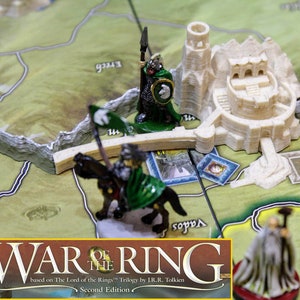 War of the Ring Strongholds - War of the Ring board game.