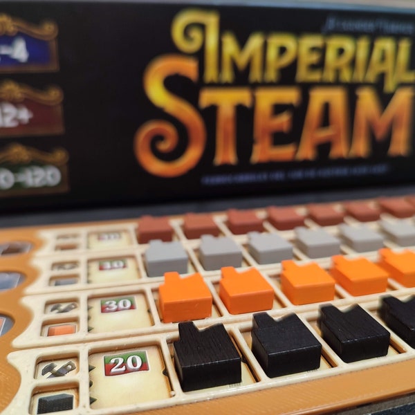 Imperial Steam Board Game Etsy