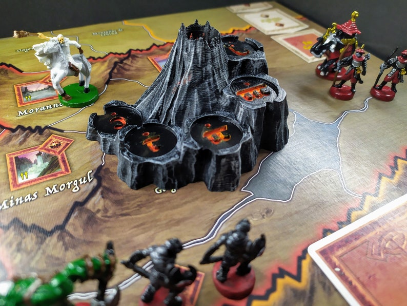Mount Doom War of the ring Boardgame Lord of the rings Tolkien Boardgames acessories image 4