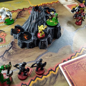 Mount Doom War of the ring Boardgame Lord of the rings Tolkien Boardgames acessories image 6