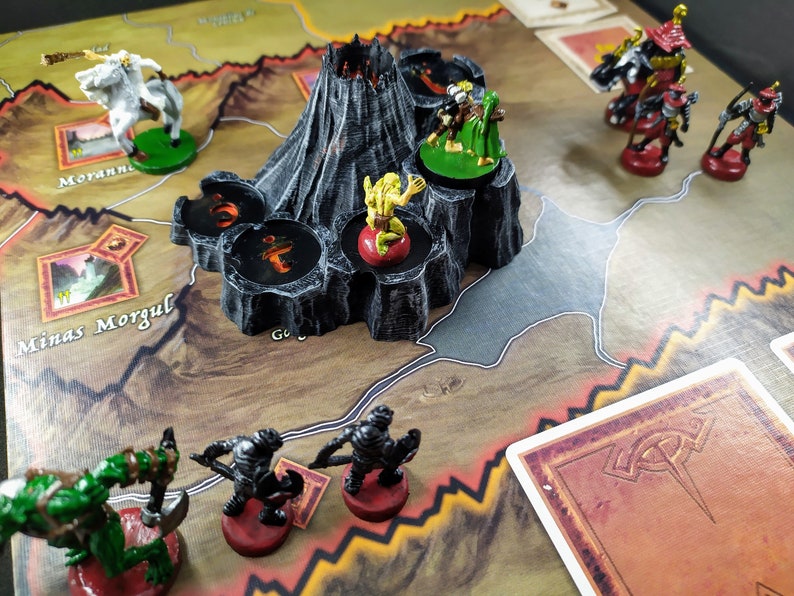 Mount Doom War of the ring Boardgame Lord of the rings Tolkien Boardgames acessories image 6