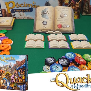 Quacks of Quedlinburg Deluxe 3D upgraded tokens 219 to 443 3D pieces