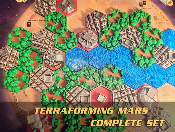 Buy Terraforming Mars Upgrade Kit Tiles 100% UNIQUE Board Game