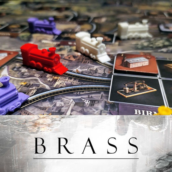 Brass Birmingham | Brass Lancashire | 3D upgrade kit | Brass boardgame 112 3D tokens token