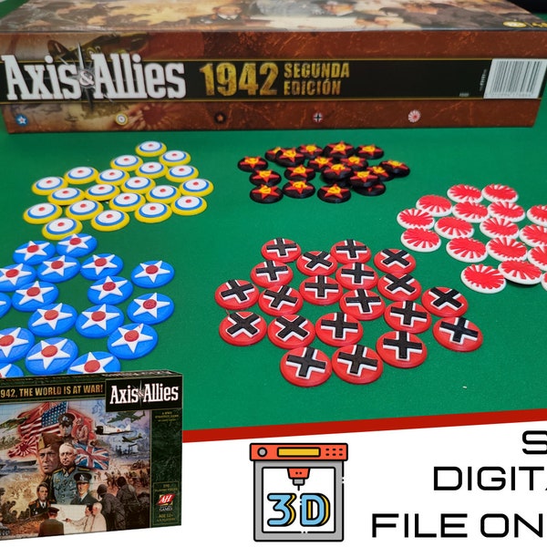 Axies & Allies Board game 3D tokens - STL Files download