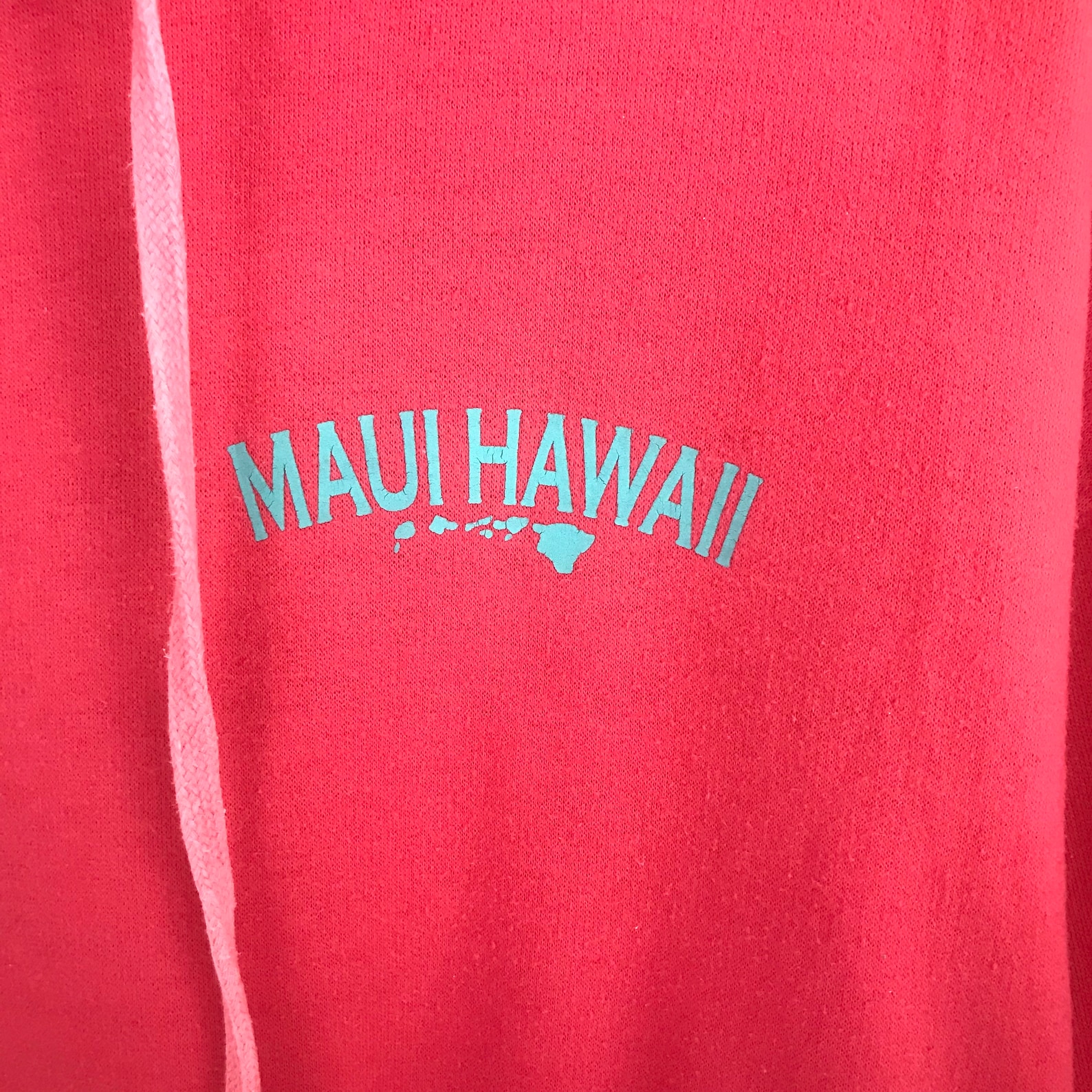 Vintage Aloha Maui Hawaii Hoodie Large Size Pink Colour | Etsy