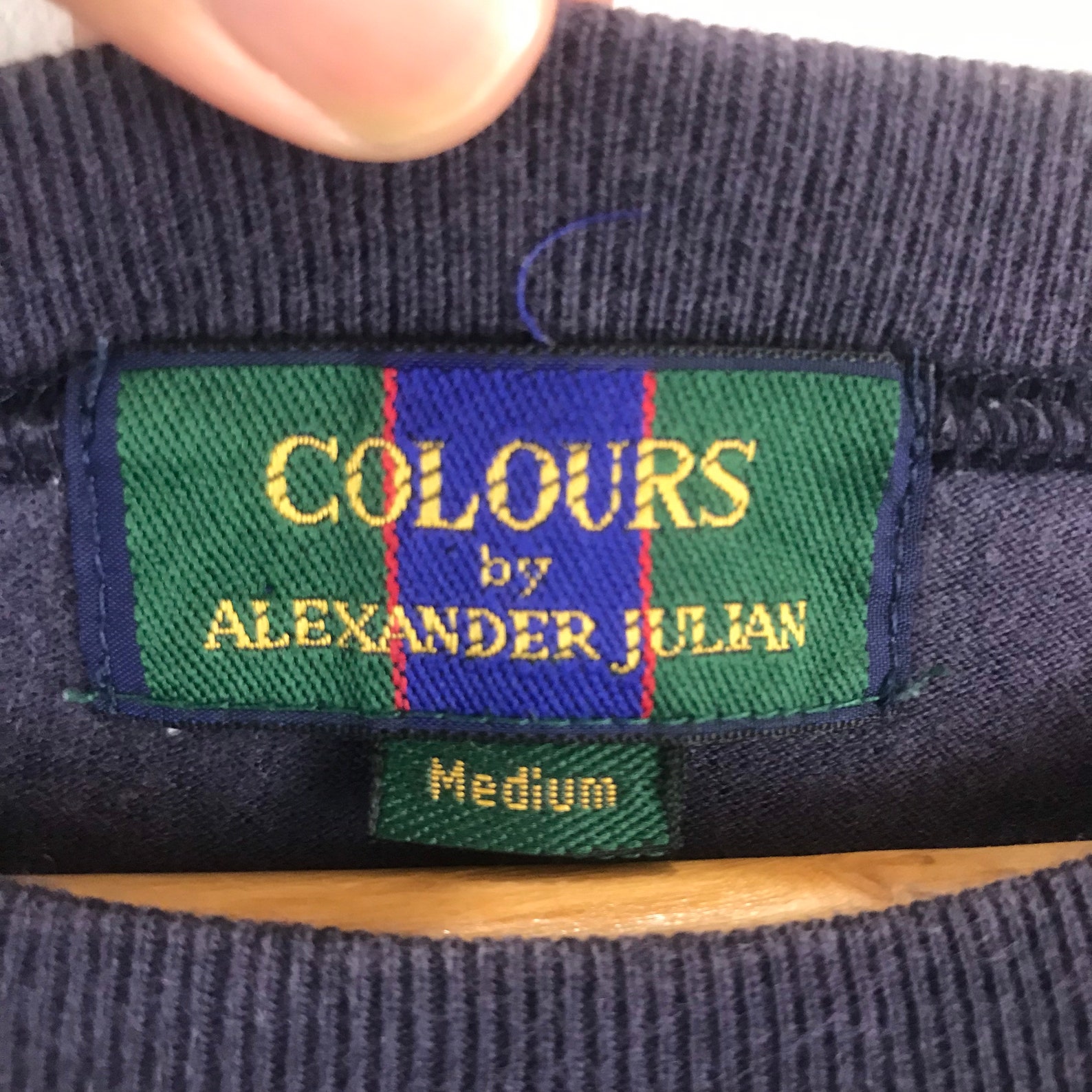 Colours by Alexander Julian Medium Size Multicolour 90s Rap | Etsy