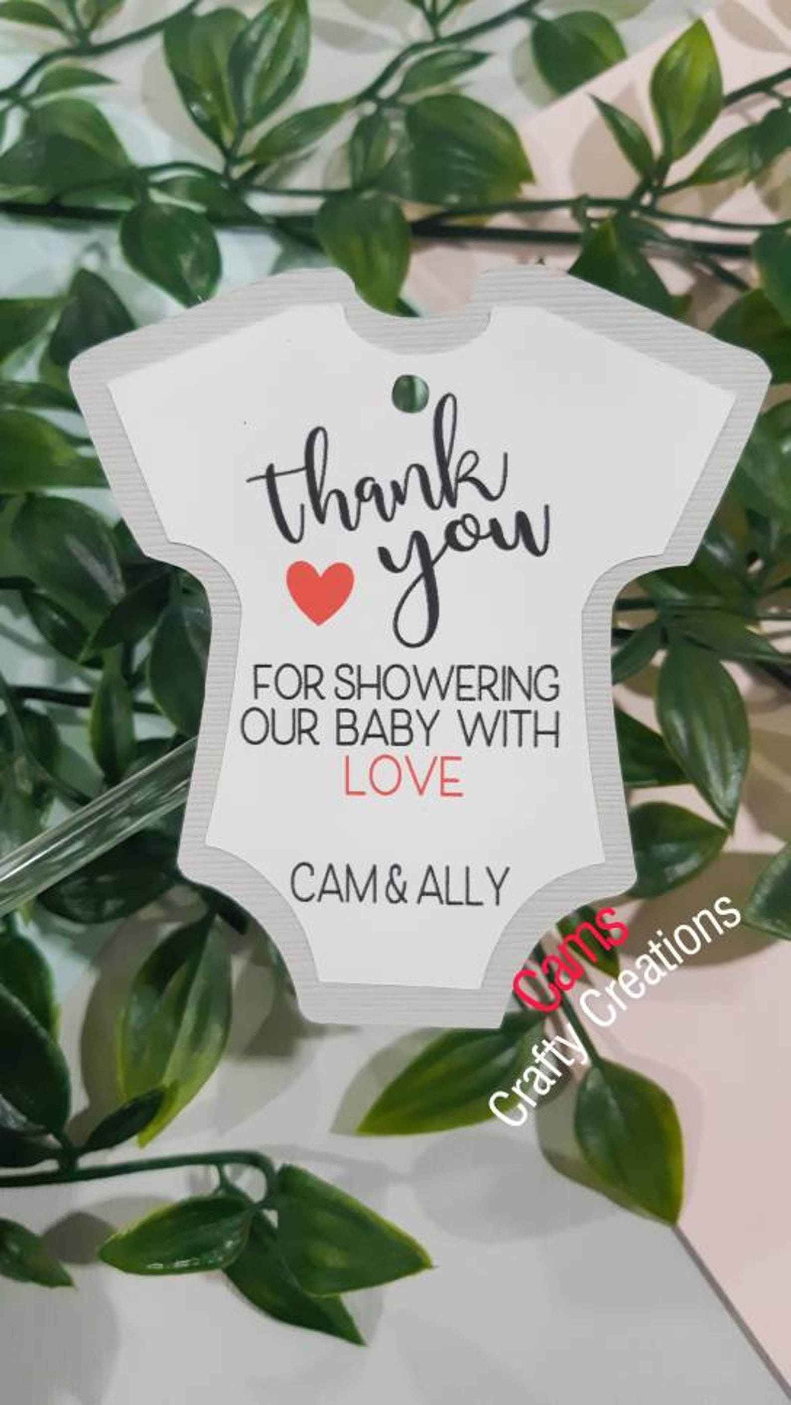 Baby Shower Favor Tag | Etsy Canada