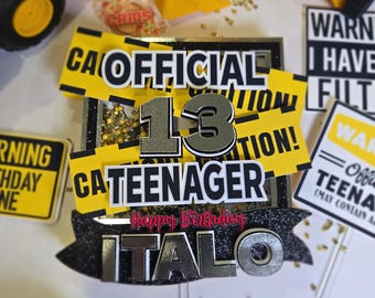 Official Teenager Cake Topper