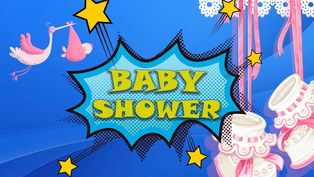 Baby Shower Party Game Virtual Game Powerpoint Quiz Etsy