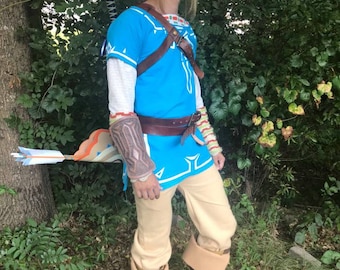 link cosplay botw breath wild shirt costume zelda items