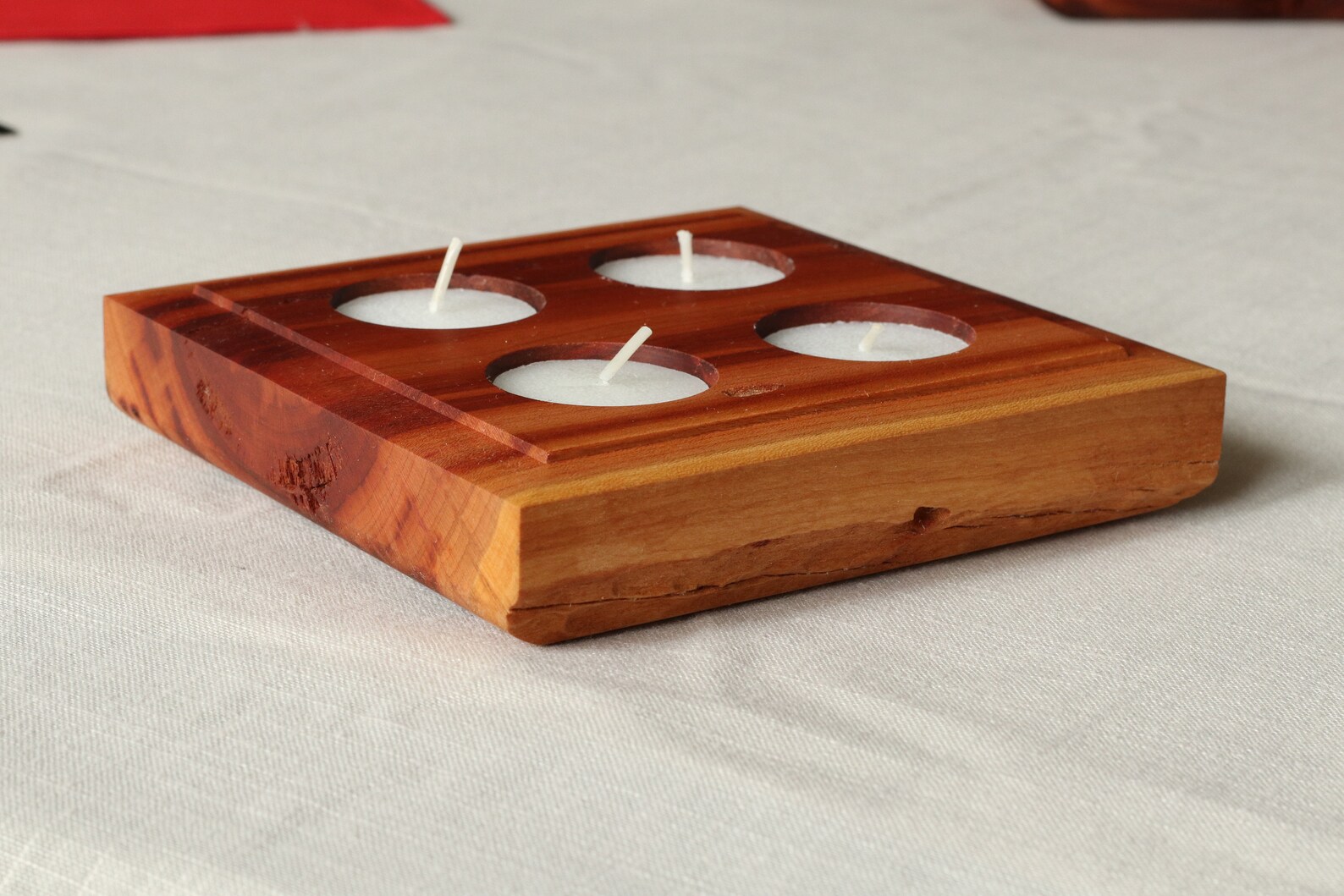 Wood Tea Light Holders FREE SHIPPING Thanksgiving Gift Etsy Ireland