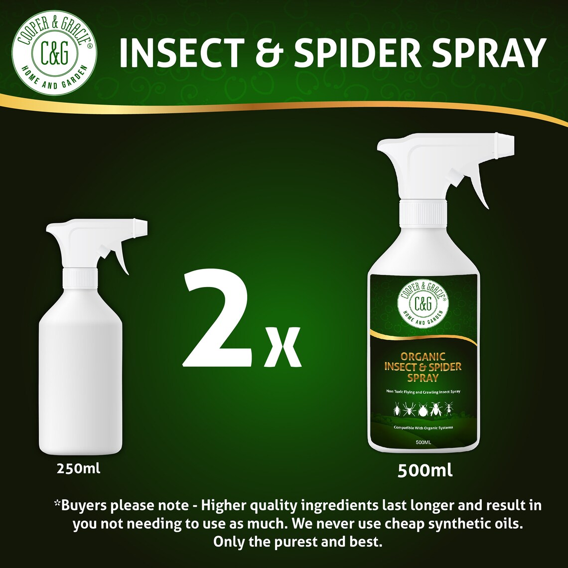 Insect and Spider Spray 500ML Protects Against Flying & Etsy