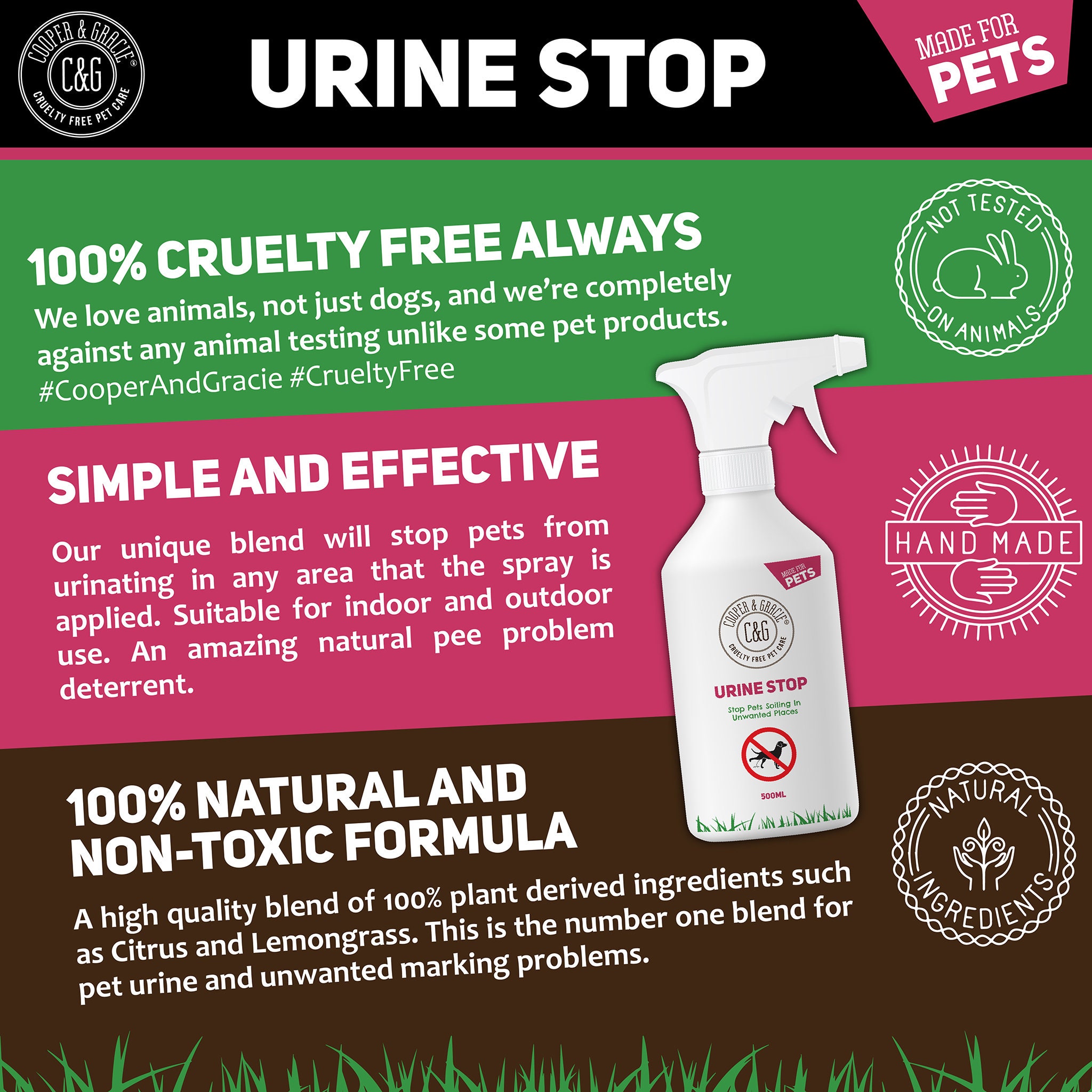 Répulsif Anti-urine pour Chat & Chien 500ml – Pet World
