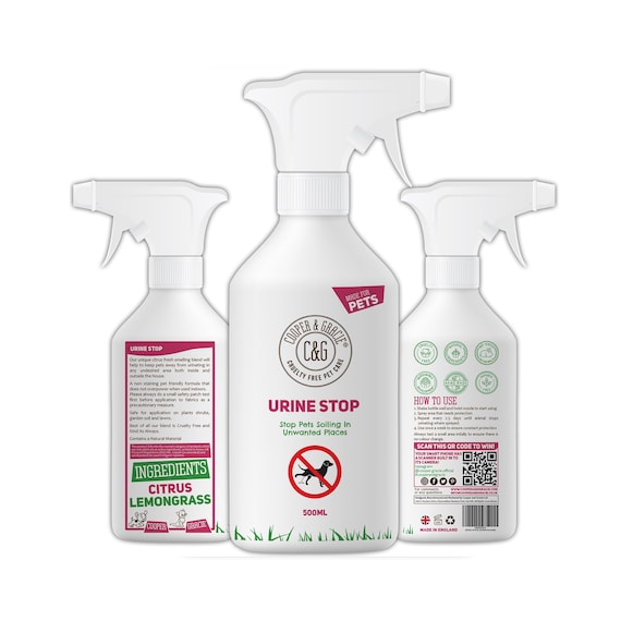 Pet urine deterrent spray deals