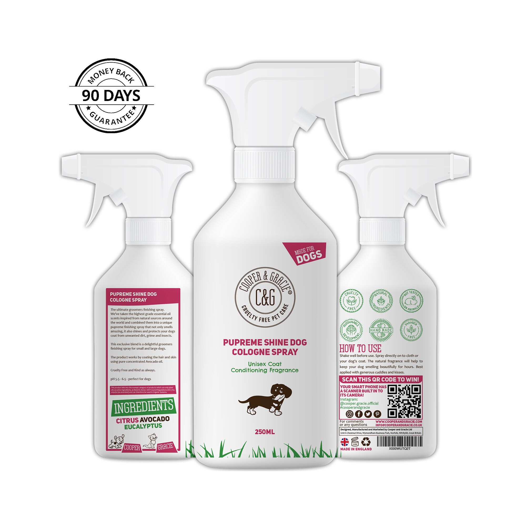 Detangling Dog Perfume Spray 250ml Leaves Dog Coat Detangled Etsy UK