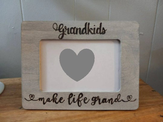 Li'Shay Rustic Wooden 4x6 Picture Frame with Heart