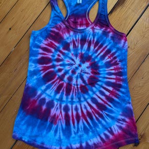 Women&#39;s tie dye tank, Medium
