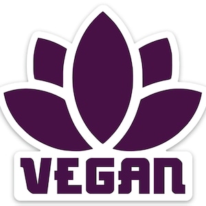 VEGAN LOTUS MAGNET - Yoga Flair - Kitchen Decor - Veganism - Vegan Gift