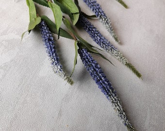 artificial veronica, lilac veronica, artificial speedwell, liac speedwell, lilac bouquet, veronica bouquet, lilac flowers, spring home