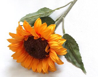 5 Fleurs de Tournesol Artificielles Fausses Plantes Décoration Intérieure Extéri