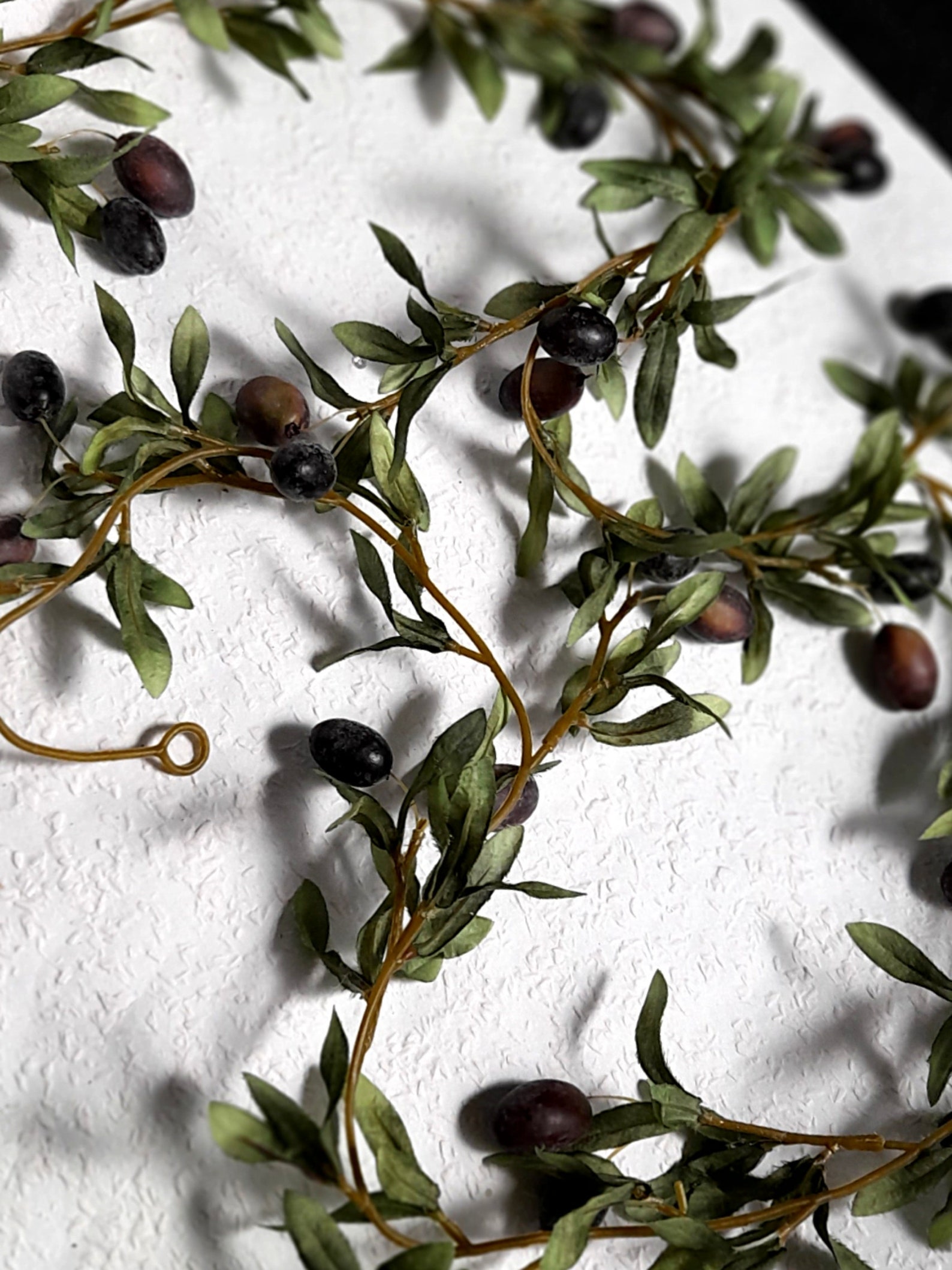 Artificial Olive Garland Faux Olive Garland Faux Garland Etsy