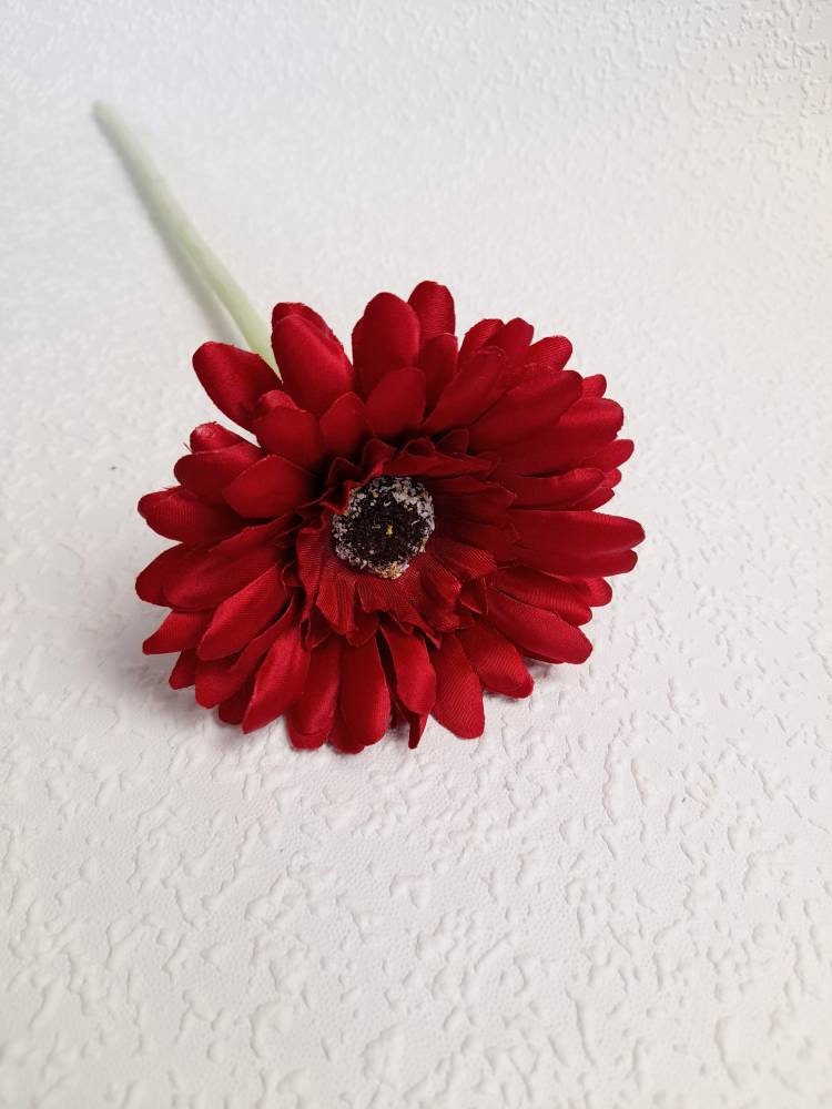 Artificial Gerbera Red Gerbera Gift for Her Mother's - Etsy Artificial Gerbera Red Gerbera Gift for Her Mother's - Etsy