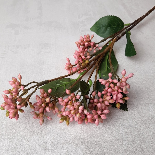 artificial berry, pink flowers, pink bouquet, berry bouquet, pink wedding, berry home decor, autumn wedding, fall home decor, Japanese berry