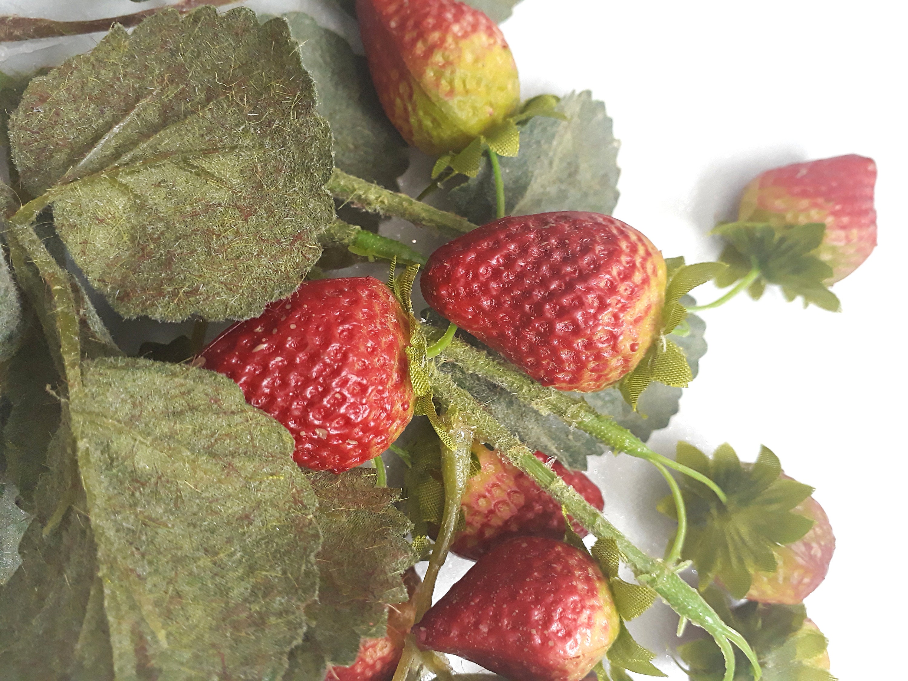 Artificial strawberry faux strawberry faux fruit artificial Etsy