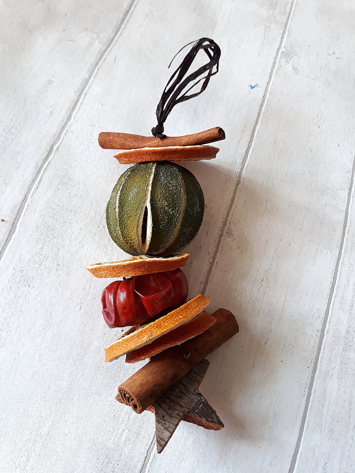 Dried fruit hanging dried fruit xmas decor xmas fried Etsy
