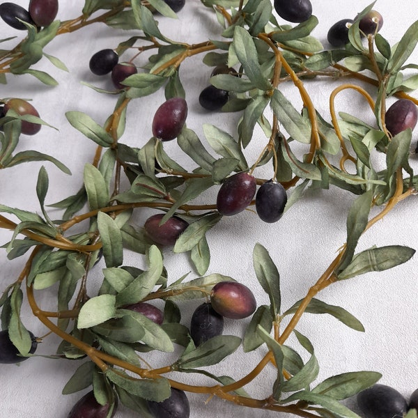 Olive Leaf Garland Etsy