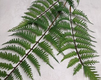 Artificial fern, fern leaf, foliage wall, tropical home decor, green fern, artificial flowers, artificial leaves, fern tree, bouquet filler