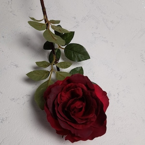artificial rose, red rose, artificial flowers, gift for her, rose home decor, valentine rose, red flowers, red home decor, valentine roses image 6